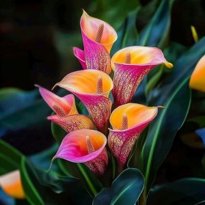 Калла Оникс купить по цене от 450р. в интернет-магазине «Посадика» с доставкой почтой в в Старицае и по всей России – [изображение №1].